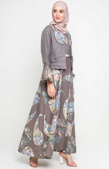 Foto Model Baju Gamis Batik
