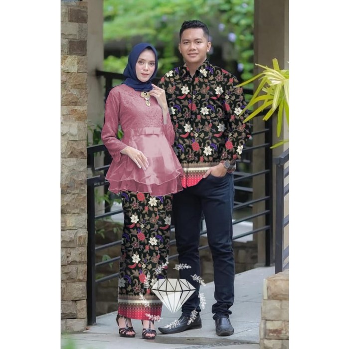 Bentuk Baju Pengantin Kebaya Muslim Q5df Jual Od Fashion Couple Kemeja Dan Kebaya Wardah Dki Jakarta Nani Olshop