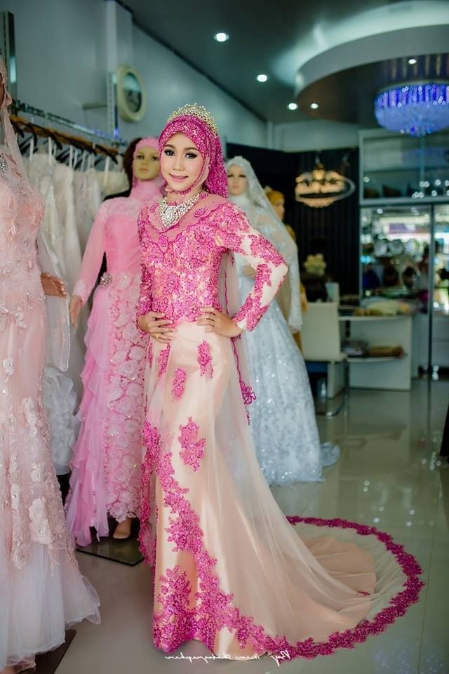 Bentuk Foto Baju Kebaya Pengantin Muslim S1du Melody