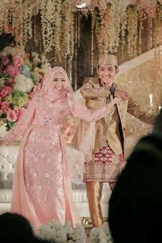 Bentuk Gaun Kebaya Pengantin Muslim Drdp 1921 Gambar Shabby Chic theme Wedding Terbaik Di 2019