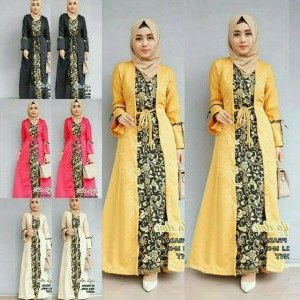 Design Baju Ke Pesta Pernikahan Muslimah Etdg 55 Baju Pesta Batik Muslimah Paling Mewah Nan Elegan