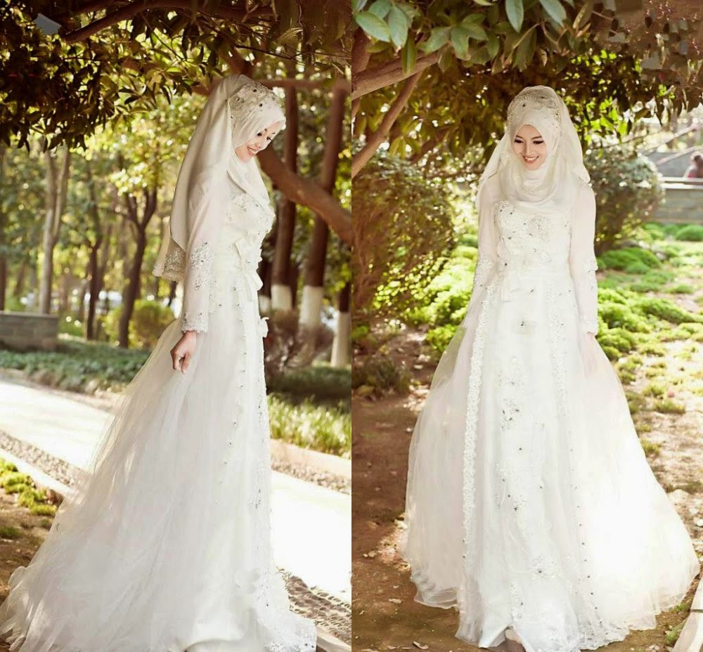 Design Baju Pengantin Muslim Sederhana D0dg 43 Inspirasi Terpopuler Baju Pengantin Muslim Sederhana Putih