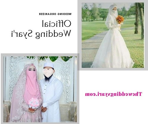 Design Baju Pengantin Muslimah Bercadar 8ydm Gaun Pernikahan Syari Untuk Muslimah