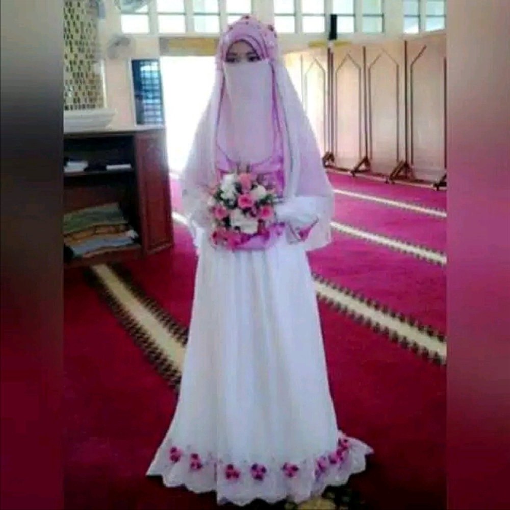 Design Baju Pengantin Muslimah Bercadar Ffdn Gaun Pengantin Muslimah