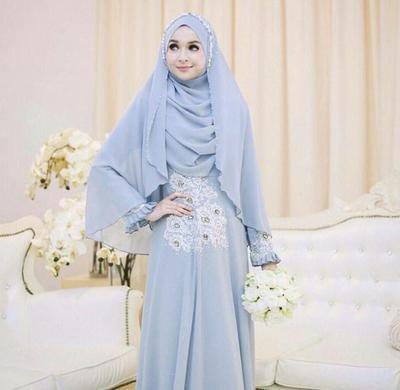 Design Baju Pengantin Muslimah Bercadar Ipdd 10 Inspirasi Pilihan Gaun Pernikahan Muslim Syar I Yang Modern