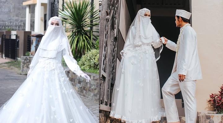 Design Baju Pengantin Muslimah Bercadar Tldn top Info Gaun Pengantin Niqab Baju Pengantin
