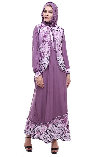 Design Contoh Gaun Pengantin Muslim Etdg 17 Model Baju Batik Muslim 2018 Untuk Remaja Muslimah