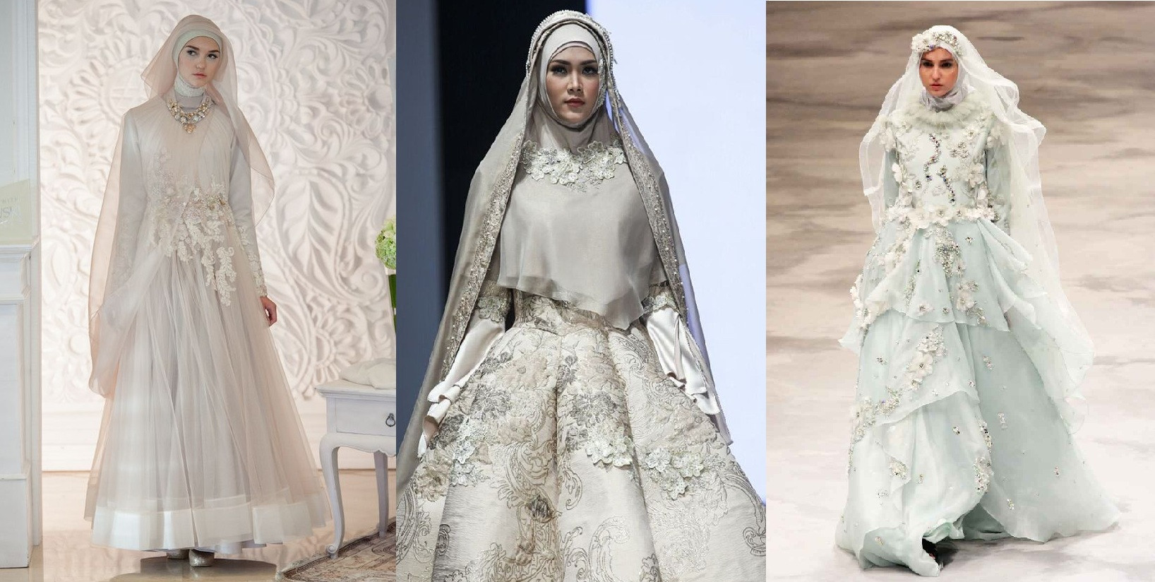 Gaun Pengantin Muslimah Bercadar Lovely Inspirasi Gaun Pengantin Untuk Muslimah Bercadar Prelo