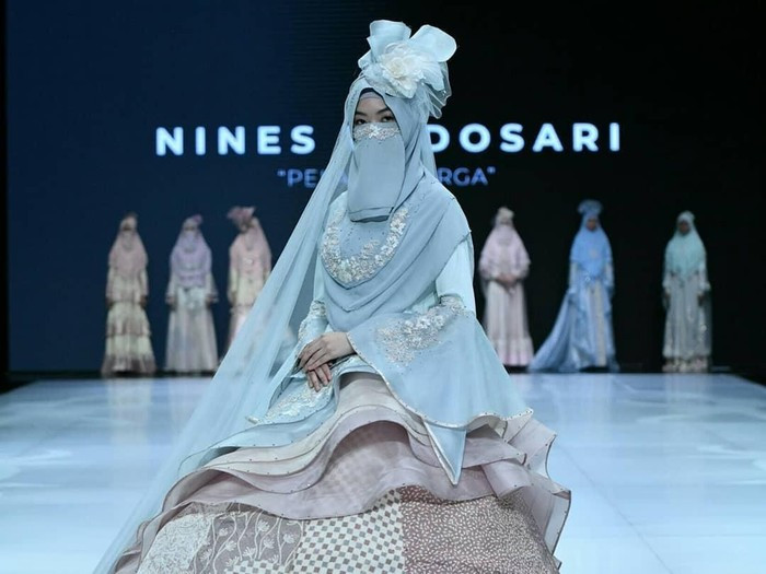 Gaun Pengantin Muslimah Bercadar Unique Desainer Bandung Rilis Baju Pengantin Bercadar Dijual Rp 20