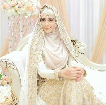 Gaun Pengantin Muslimah Bercadar Unique Gambar Gaun Pengantin Muslimah Bercadar