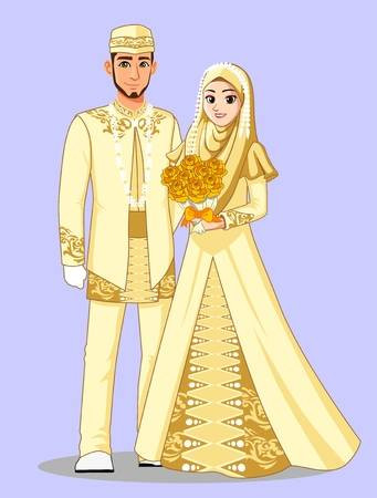 Gaun Pengantin Muslimah Simple Tapi Elegan Awesome 108 823 Muslim Cliparts Stock Vector and Royalty Free