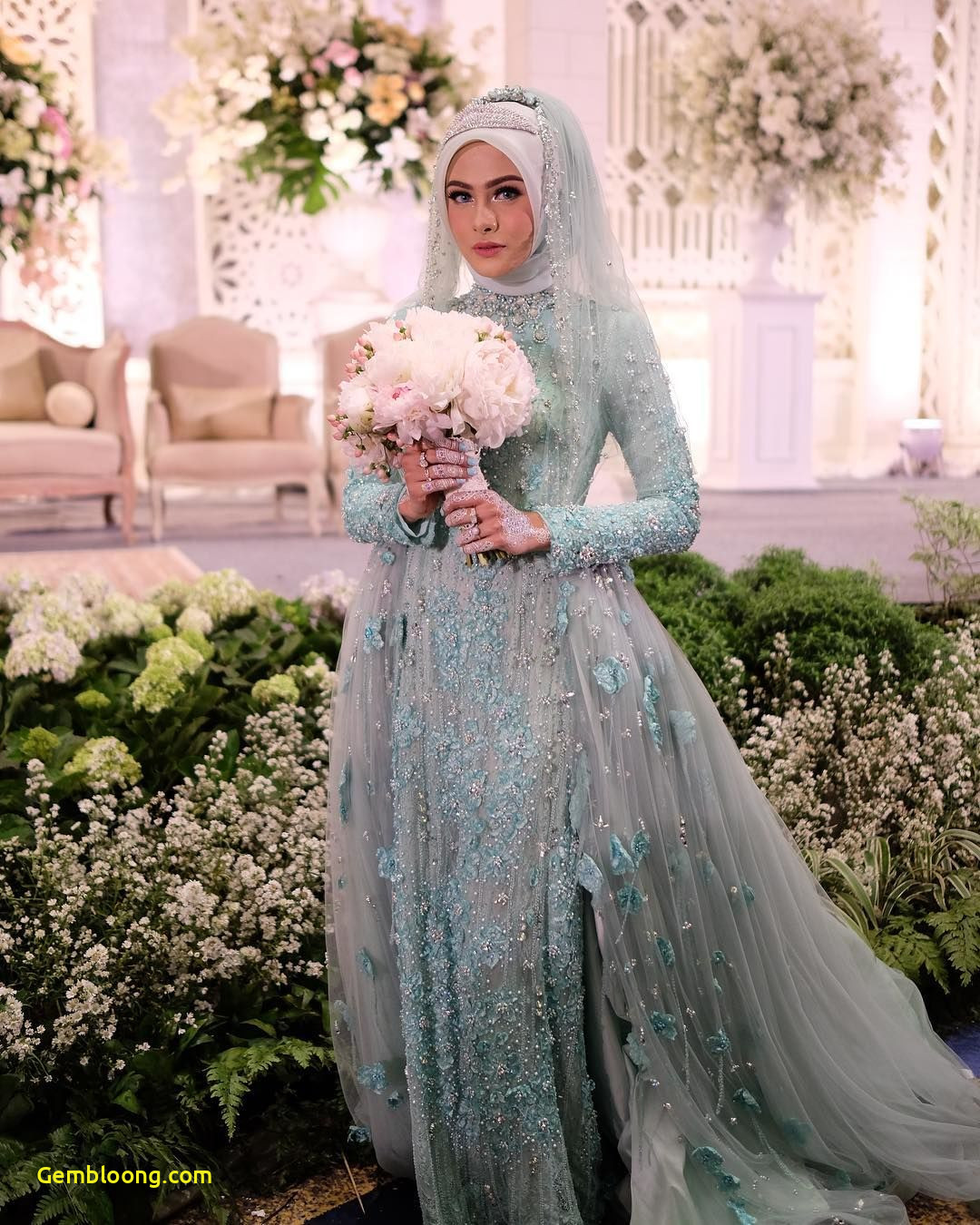 Gaun Sederhana Pengantin Berhijab Beautiful 12 Desain Gaun Pernikahan Muslimah Elegan Nan Sederhana