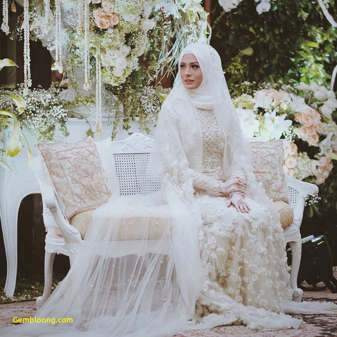 Gaun Sederhana Pengantin Berhijab Unique 12 Desain Gaun Pernikahan Muslimah Elegan Nan Sederhana