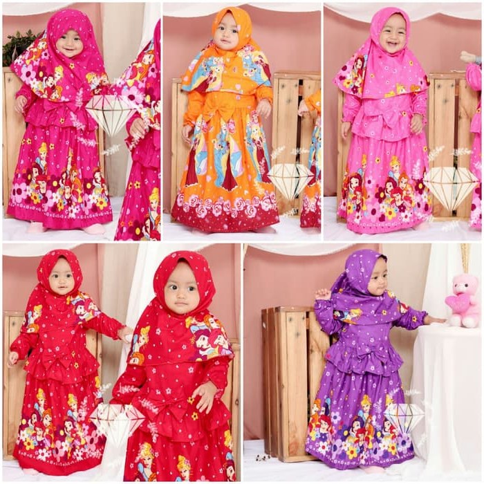Ide Baju Muslim Pengantin E6d5 Jual Od 5 Wrn Baju Gamis Busana Muslim Rok Anak Kid Murah Princess Disney Dki Jakarta Ferisna Os