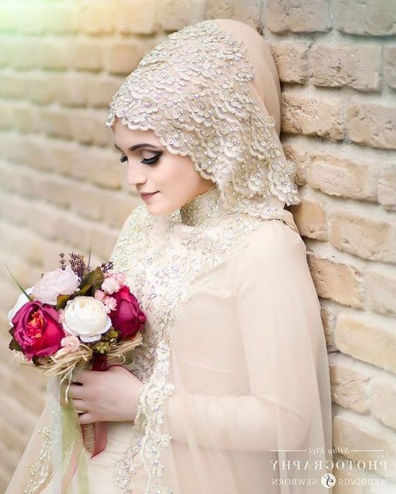 Ide Baju Pengantin Muslim Sederhana Y7du Model Kebaya Akad Nikah Hijab Model Kebaya Terbaru 2019