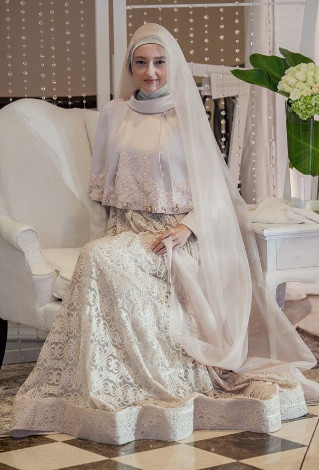 Ide Dress Pernikahan Muslimah 9fdy Fashionislami Baju Pengantin Muslim Terbaru Merupakan