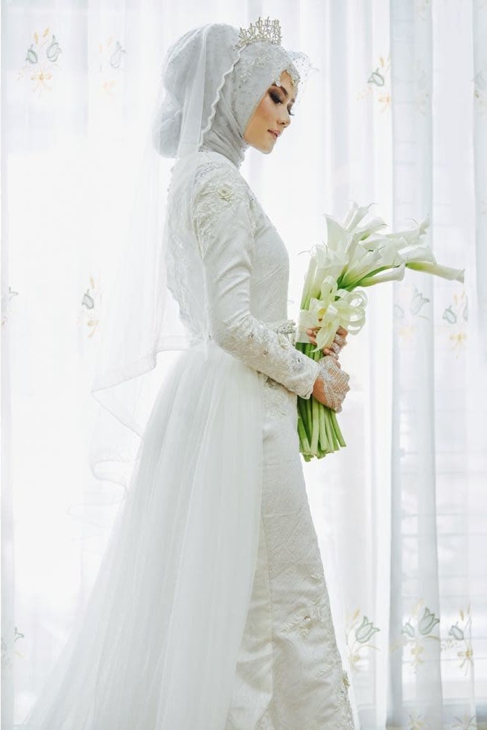 Ide Dress Pernikahan Muslimah 9fdy Jual Gaun Dress Baju Pengantin Muslimah Shofawhite 001 Kota Yogyakarta Bbride