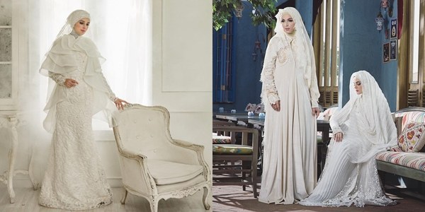 Ide Dress Pernikahan Muslimah Nkde 8 Desainer Wedding Dress Muslimah Indonesia Elegan Sempurna