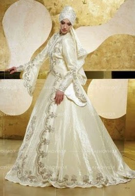Ide Dress Pernikahan Muslimah Nkde Contoh Baju Pengantin Muslim Modern Ala Timur Tengah Di 2019
