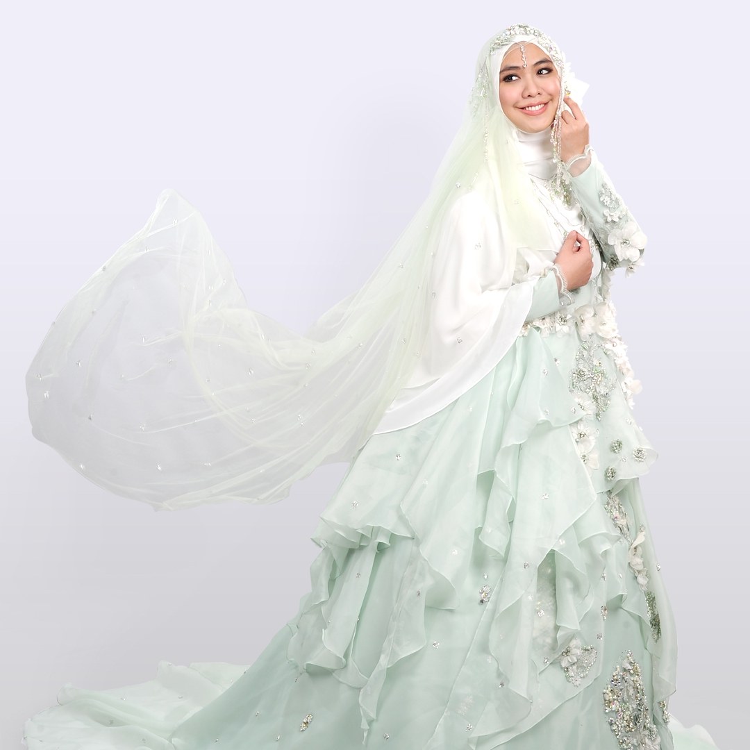 Ide Gaun Pengantin Muslimah Yang Syar&amp;#039;i Budm 7 Desain Baju Pengantin Syar I Modern Ala Desainer Wanita