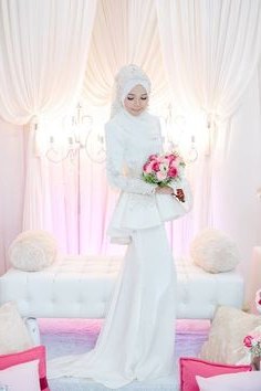 Inspirasi Gaun Pengantin Muslim Sederhana 9ddf 1921 Gambar Shabby Chic theme Wedding Terbaik Di 2019