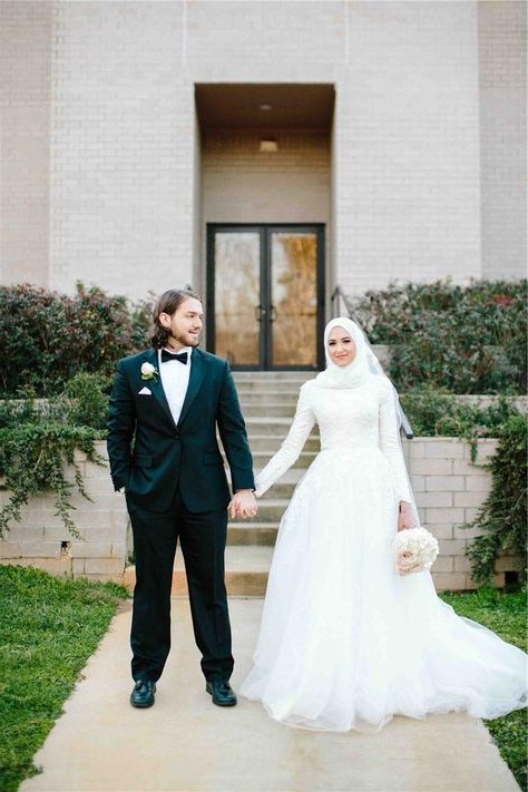Model Gaun Pengantin Muslim 2017 Dwdk List Of Gaun Pengantin Muslim Wedding Dressses Long Sleeve