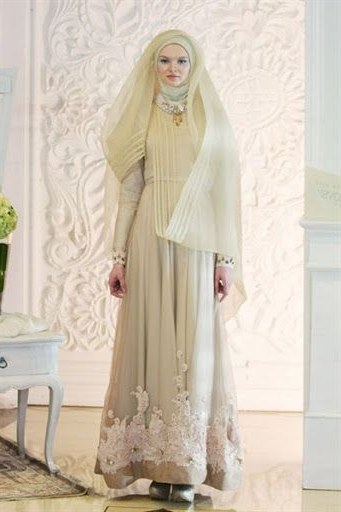 Model Gaun Pengantin Muslim Modern 2015 3ldq Irna La Perle
