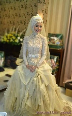 Model Gaun Pengantin Muslim Modern 2015 Nkde 10 Gambar Bursa Berita Lampung Terbaik Di 2016