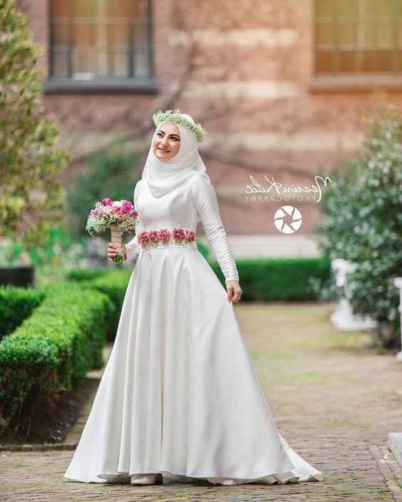 Model Gaun Pengantin Muslim Modern 8ydm 44 Gaun Pernikahan Wanita Muslim Baru