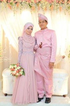 Model Gaun Pengantin Muslimah Pink 87dx 41 Best Gaun Pengantin Images