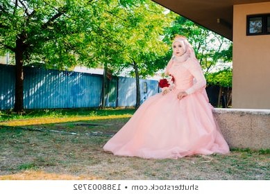 Model Gaun Pengantin Muslimah Pink 8ydm Muslim Nikah Stock S &amp; Vectors
