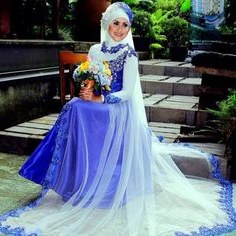 Model Gaun Pengantin Muslimah Warna Biru Terfavorit T8dj 12 Best Desain Baju Muslim Terbaru Images