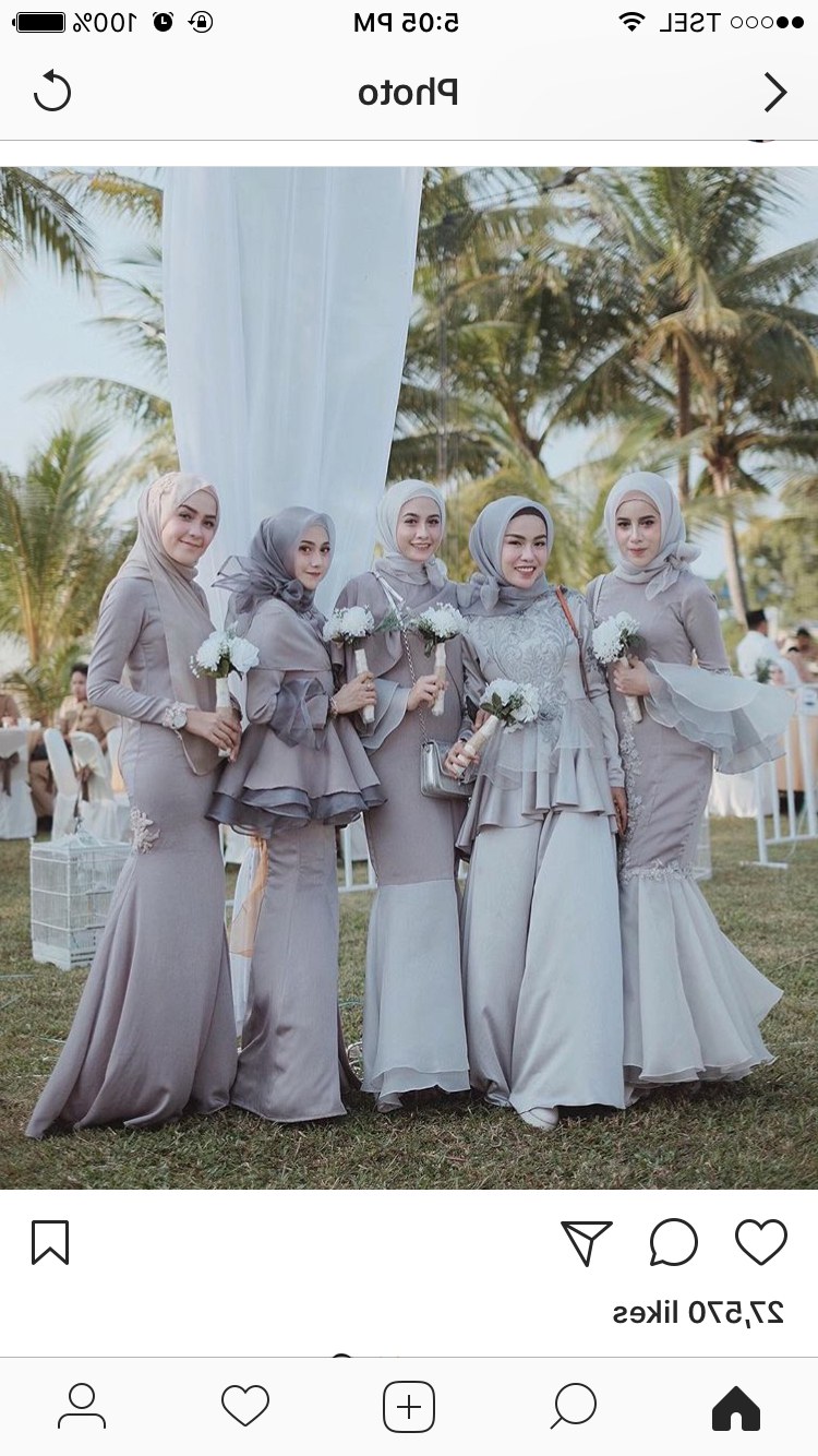 Model Gaun Pengiring Pengantin Muslim 3id6 Pin Oleh Arthomoro Di Model Pakaian Hijab