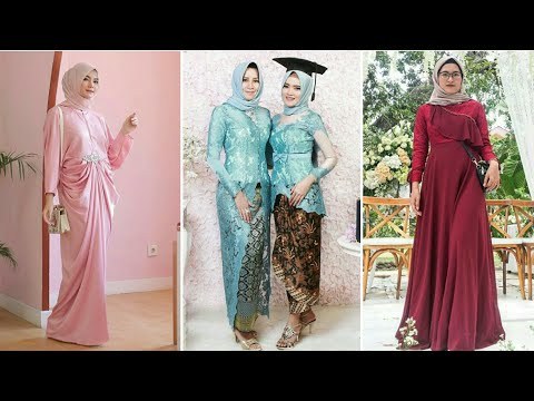 Bentuk Baju Gamis Pernikahan S1du Videos Matching Inspirasi Kekinian Gaun Kebaya Pesta Mermaid
