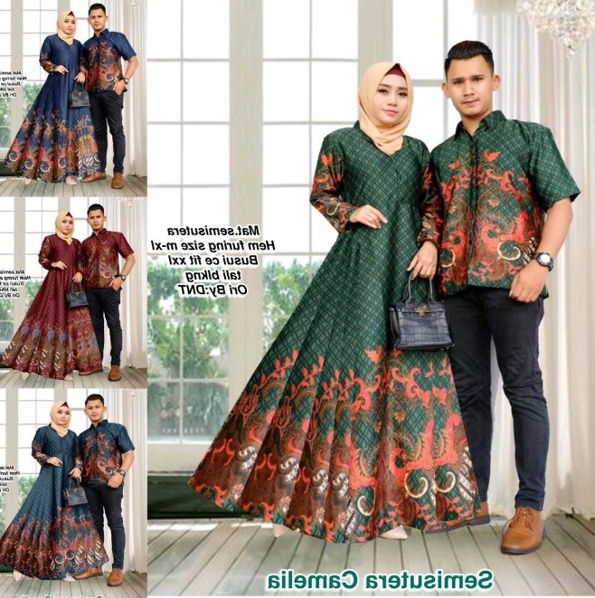 Bentuk Baju Gamis Untuk Acara Pernikahan Thdr Baju Batik Couple Untuk Pesta Pernikahan Desain Model Baju