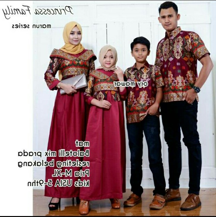Bentuk Gamis Batik Seragam Pernikahan Dddy Baju Batik Couple Sarimbit Keluarga Gamis Pesta Baju Anak Cewek Saja