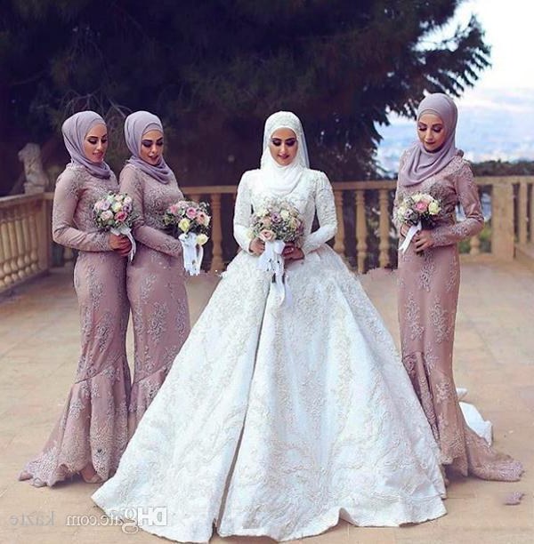 Bentuk Gamis Pernikahan Muslimah Budm Bridesmaid Hijab Dress – Fashion Dresses