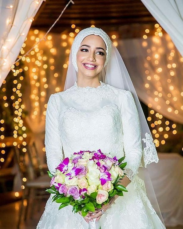 Design Bridesmaid Dresses Hijab S1du Hijab Wedding Beautiful Stunning islamic Hijab Wedding