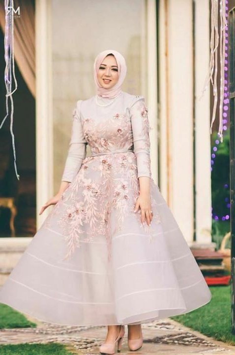 Design Bridesmaid Dresses Hijab S5d8 Gaun Kembang Hejab Style