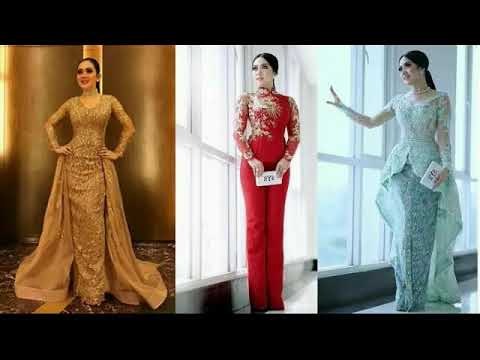 Design Model Gamis Untuk Pernikahan S1du Videos Matching Model Baju Kebaya Modern Ala Syahrini