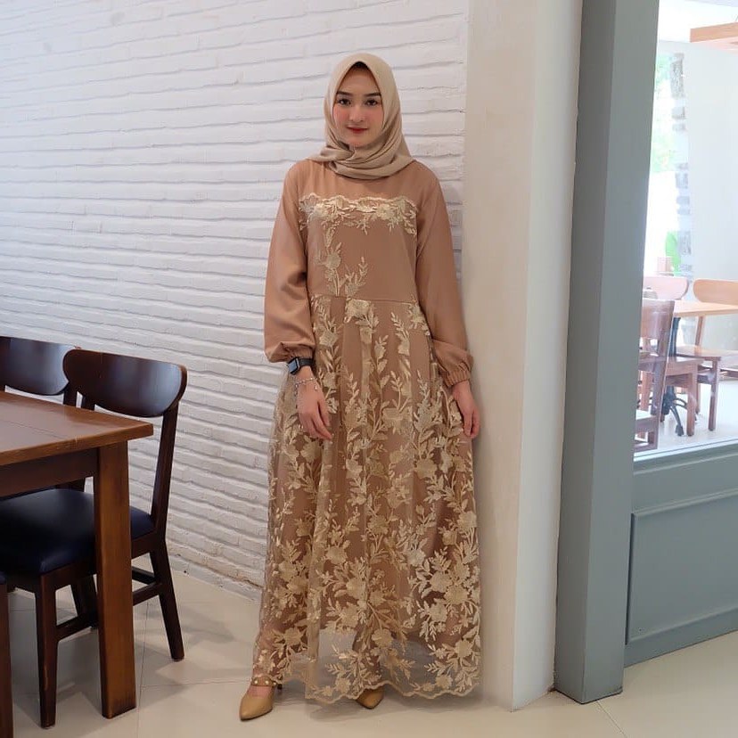 Ide Model Baju Gamis Untuk Pernikahan Jxdu â 65 Model Kebaya Muslim â§ Brokat Modern Hijab Terbaik