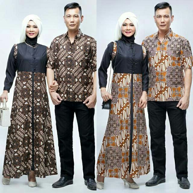 Inspirasi Model Baju Bridesmaid Hijab 2018 87dx Couple Batik