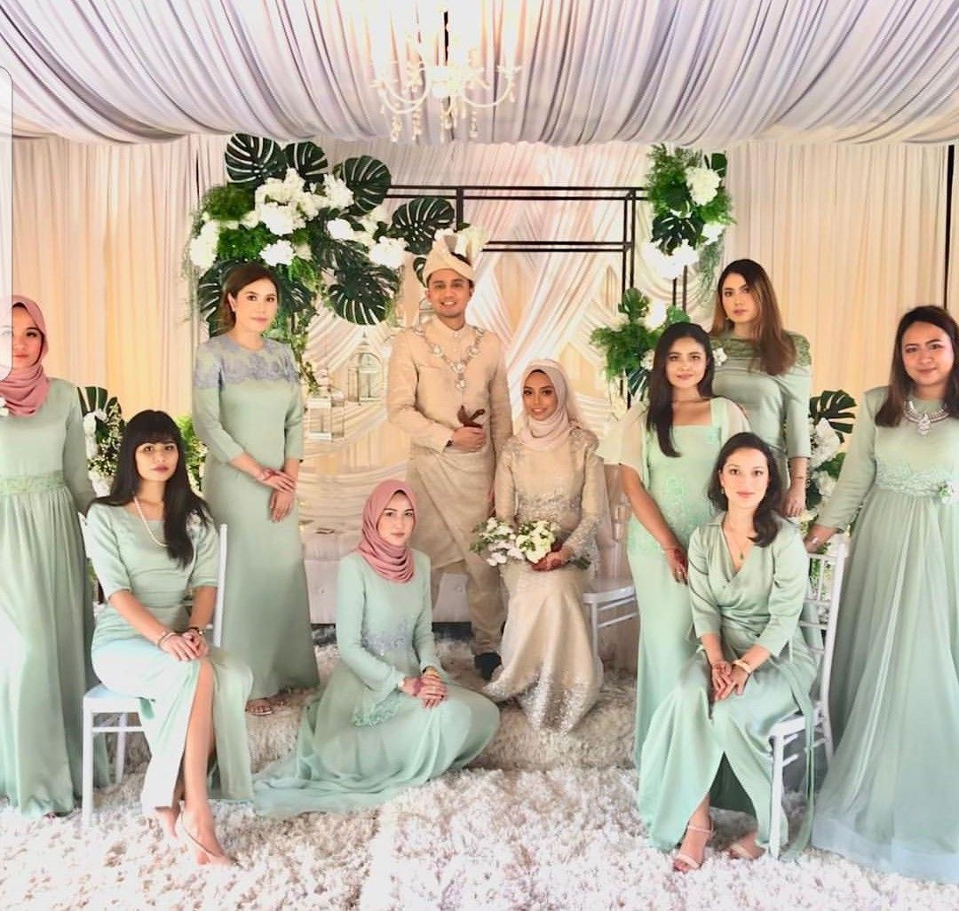 Model Dress Bridesmaid Hijab Ipdd Brides In 2019