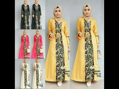 Model Model Gamis Batik Untuk Pesta Pernikahan O2d5 18 Koleksi Model Gamis Batik 2019 Yang Lagi Trend