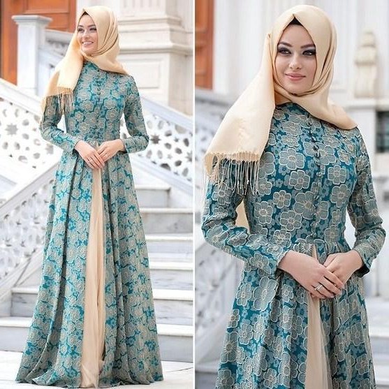 Model Model Gamis Batik Untuk Pesta Pernikahan S1du Ragam Model Gamis Batik Yang Bikin Penampilan Cantik Menawan
