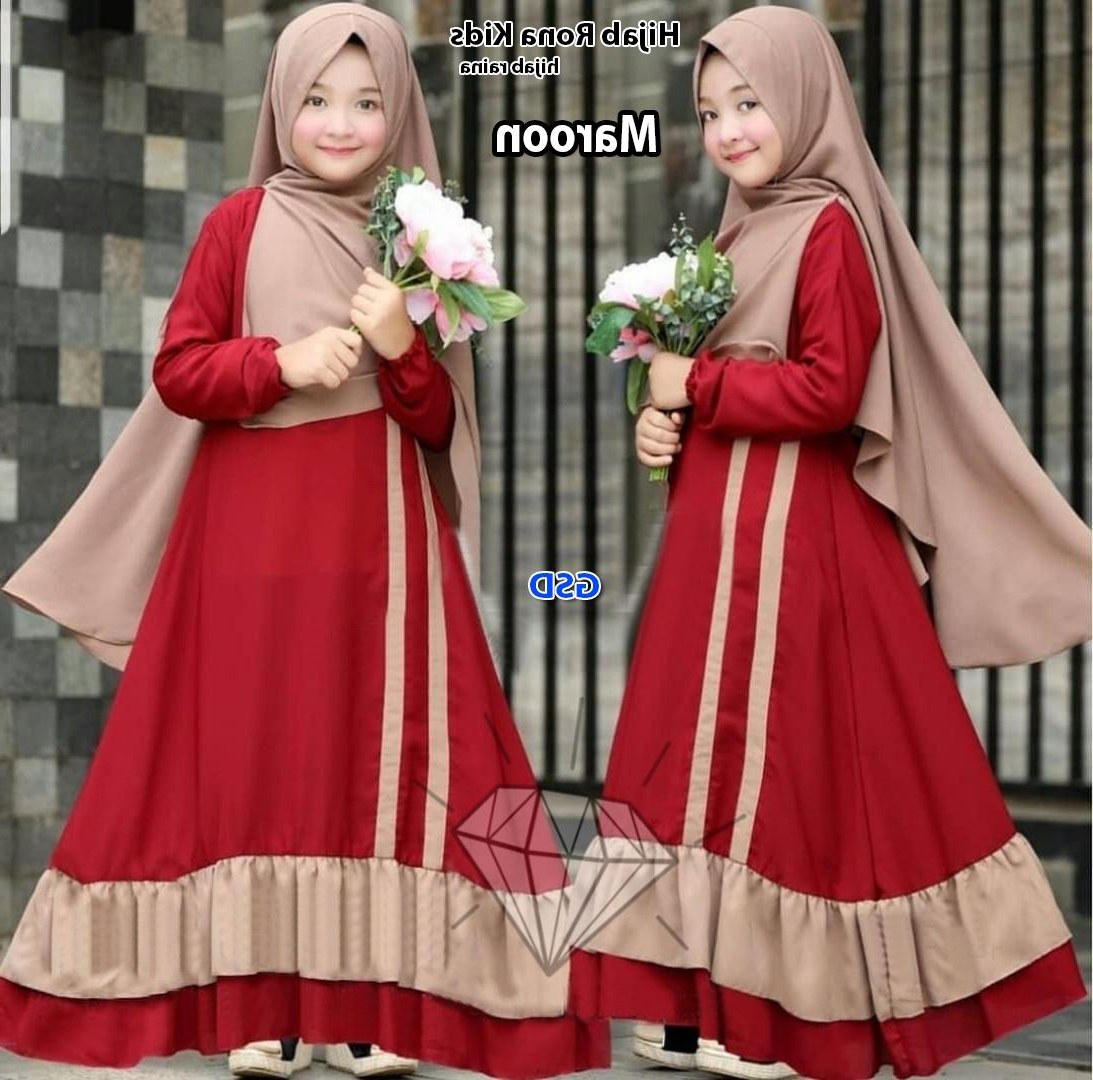 Bentuk Baju Lebaran 2019 Anak Nkde Model Baju Lebaran 2019 Anak Perempuan Gambar islami