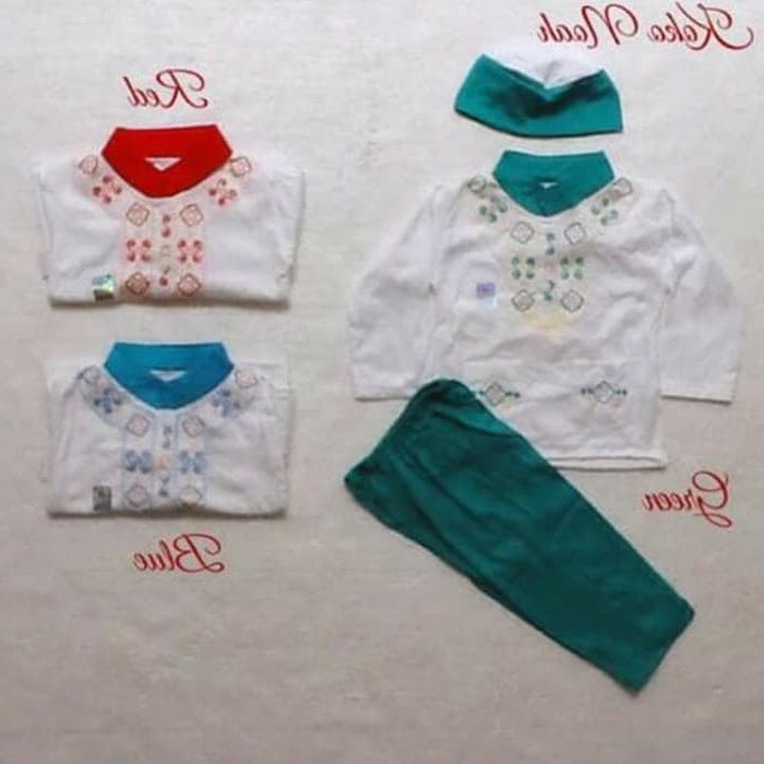 Bentuk Baju Lebaran Bayi 6 Bulan 0gdr Jual Koko Baju Muslim Anak Bayi Laki 0 1 2 3 4 5 6 7 8 9