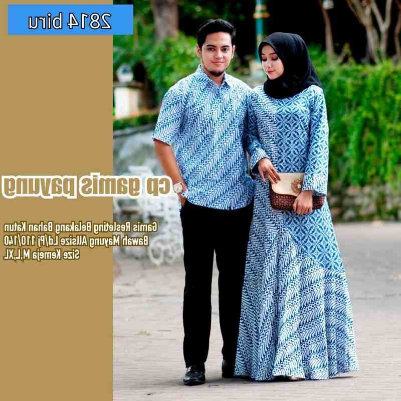 Bentuk Baju Lebaran Jumbo Q0d4 Baju Couple Batik Lebaran Jumbo Baju Muslim Modern Indonesia