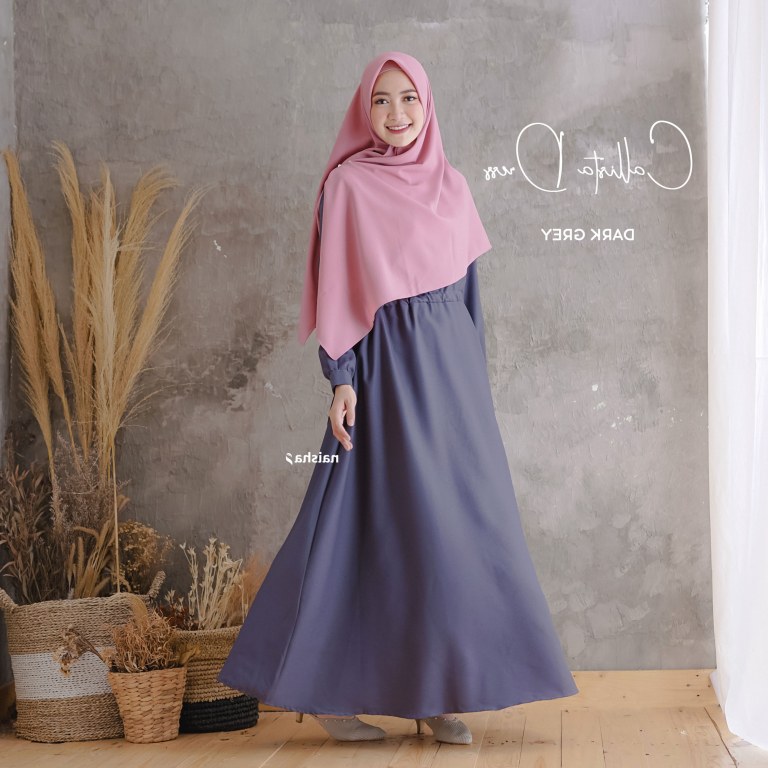 Bentuk Fashion Muslimah Terbaru 2020 9ddf 50 Baju Gamis Syari Terbaru Untuk Muslimah Masa Kini