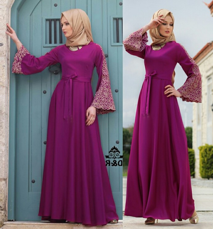 Bentuk Model Baju Lebaran Muslim Terbaru S1du Model Gamis Terbaru Setelan Baju Muslim Wanita Modern